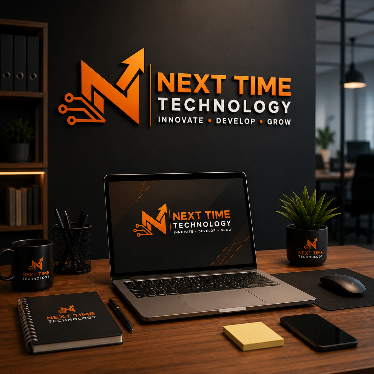 Next Time Technology team designing a website for a client in Bhilwara